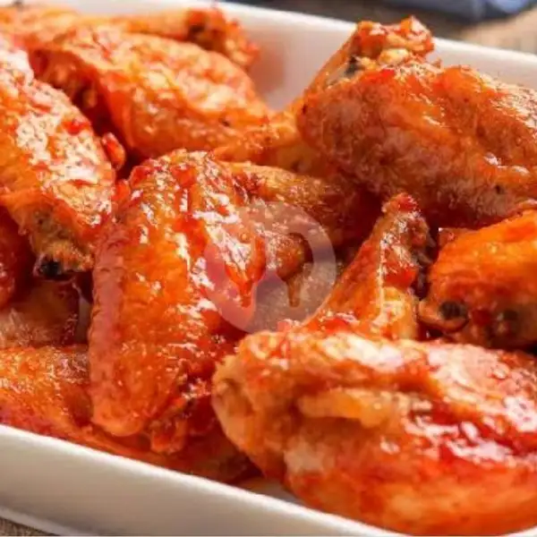 Hot Spicy Chicken Wings 4 Pcs | Kedai Lizdaff