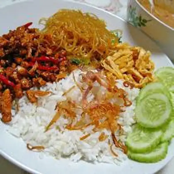 Nasi Uduk Padang Biasa | Ampera Mak Sati & Bubur Ayam BKP, Kemiling