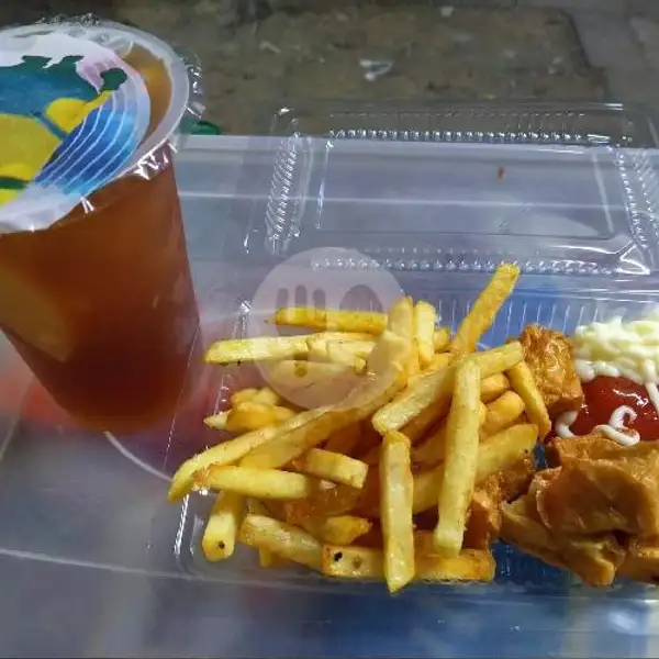 Paket Lemon Tea Poci + Kentang+fishroll | Bangorfood, Pinang