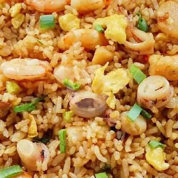 nasi goreng seafood | Rice Bowl Ayam Teriyaki Bibi Lung, Takoyaki, Indomie, Samoja Dalam