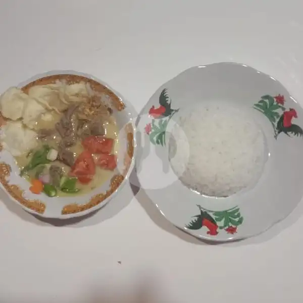 Soto Betawi Kulit Sapi+nasi | Prasaja#02 Lontong Kari, Depan Ruko Sinergi