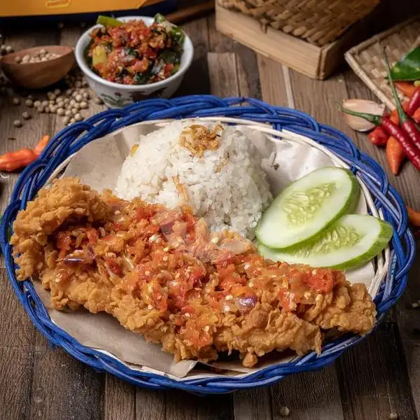 Paket Nasi Liwet Ikan Krispi | Ikan Ayam Geprek Kanayam, Jelambar
