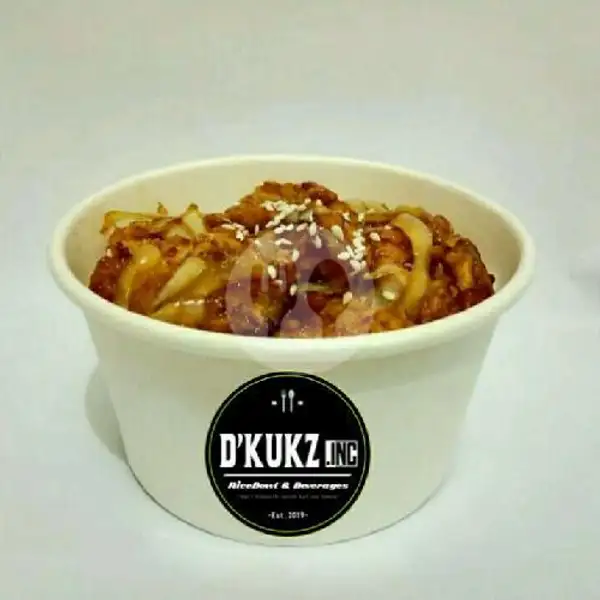 Ricebowl Teriyaki Sauce (besar) + Air Mineral | D'KUKZ.inc Rice Bowl & Beverages, Karawaci