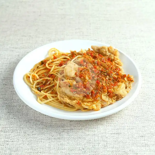 Spaghetti With Paha Sambal Daun Jeruk | Wingz O Wingz, Cihampelas