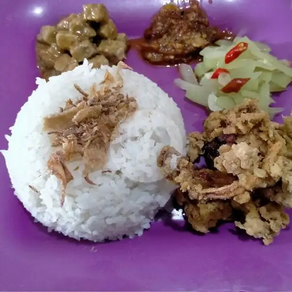 Nasi Campur Sotong Goreng Tepung | Warung Makan Sosro Sudarmo, Nongsa
