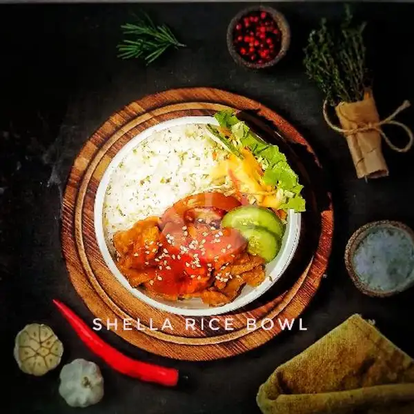 Chicken Pop Saus Asam Pedas Manis | Rice Bowl Shela