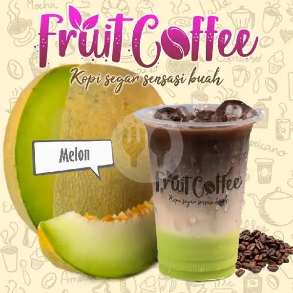 Minuman Ea Kopi Yang Dicampur Dengan Perisa Dari Buah Melon | Fruit Coffee, Moh. O. Sudiaman