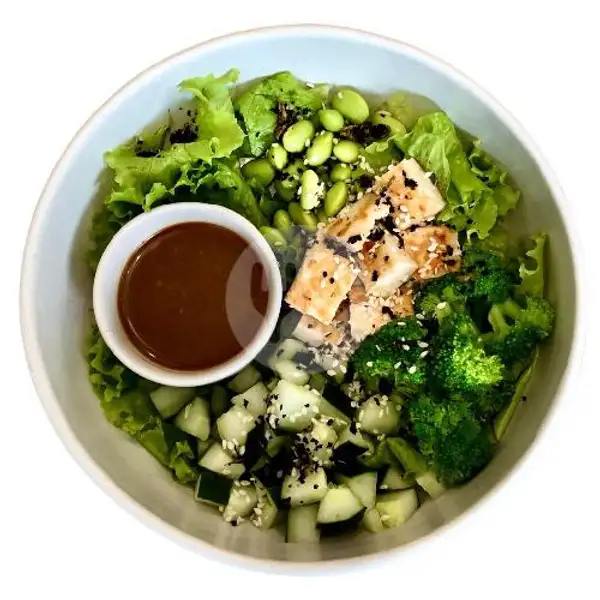 Baked Tofu And Green Salad | YAKUBOWL, Denpasar