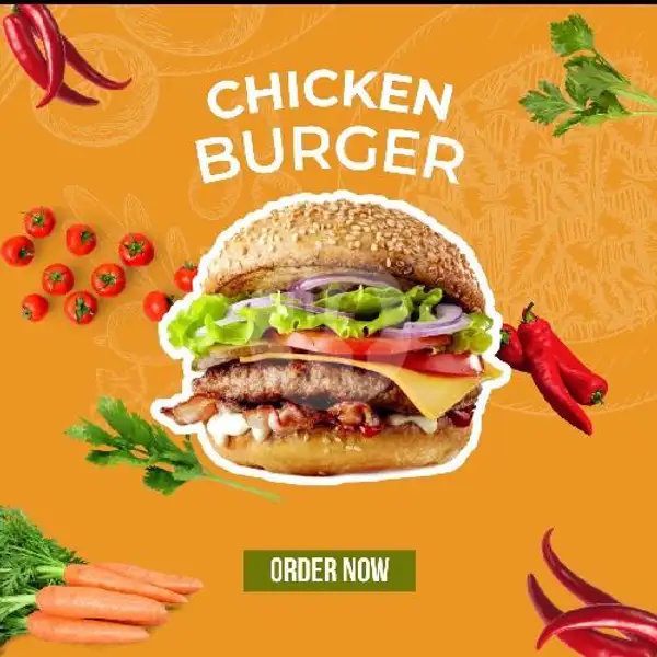 Chicken Burger | John Lebron Coffee & Eatery, Bukit Tempayan