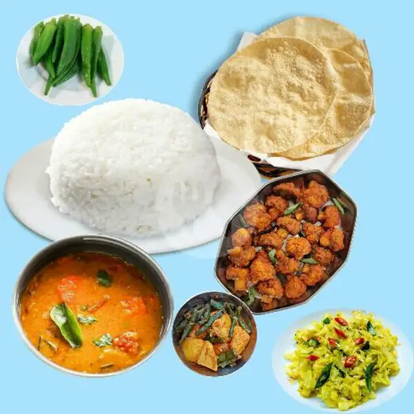 Nasi Kandar Gobi 65 | Uncle Muthu Kitchen, Sesetan