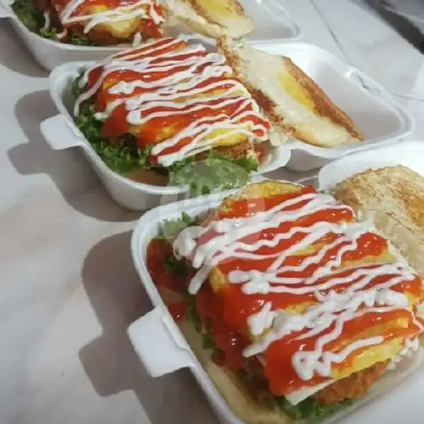 Burger Sapi Telur | Ayam Bakar Semarang, Jalan Hang Jebat