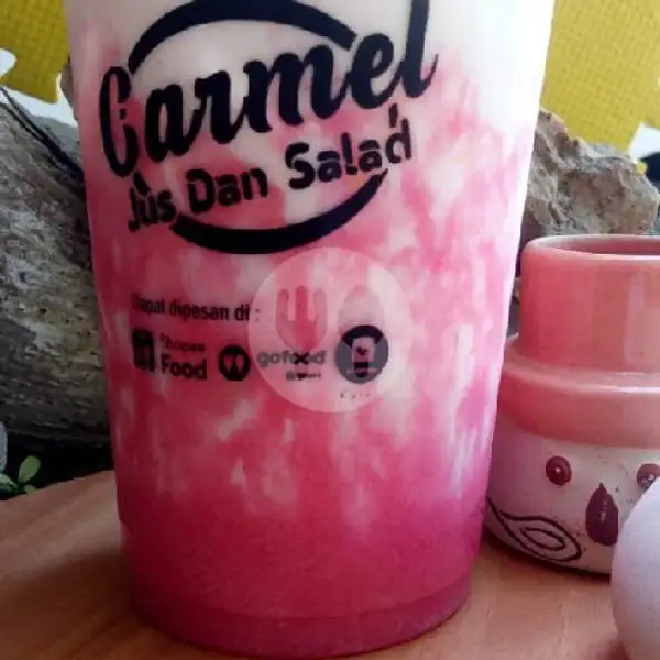 Strawbery Ice Milk Bloom | CARMEL JUS DAN SALAD