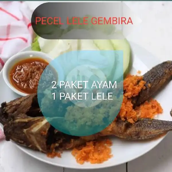 (combo Hemat)2paket Ayam + 1 Paket Lele | Pecel Lele Gembira, Talang Keramat
