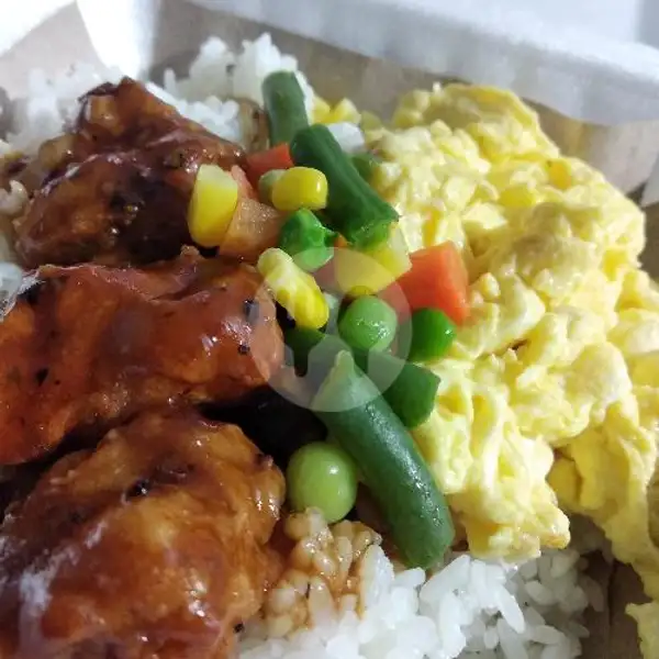 Nasi Ayam Karage Saus Black Pepper | Bihun Goreng Mas To, Untung Suropati