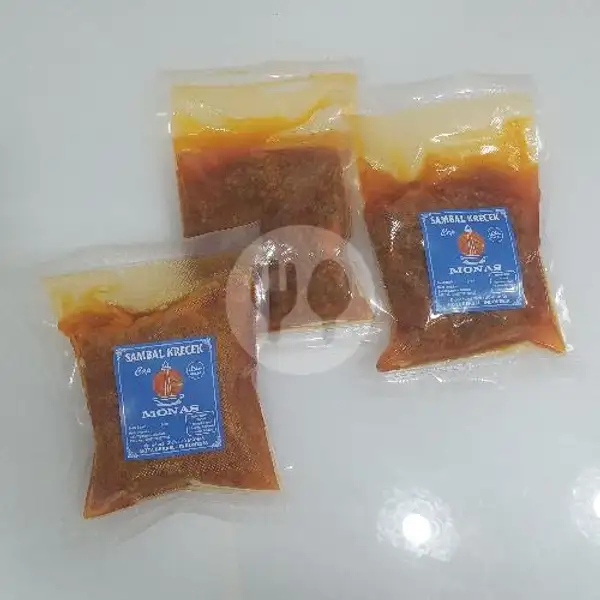 Sambal Krecek 500 gram beli 3 gratis 1 kemasan minipack | Kerupuk Kulit Sapi Cap Monas, Pondok Gede