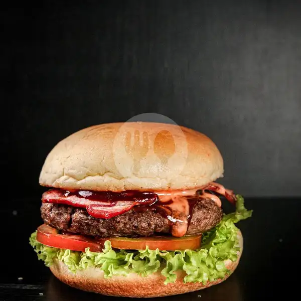 Burger Bangor BBQ Smoke Beef | Burger Bangor Express, Mangga Besar