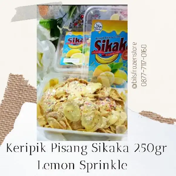 Keripik Pisang Sikaka Lemon 250gr | Bils Frozen Store