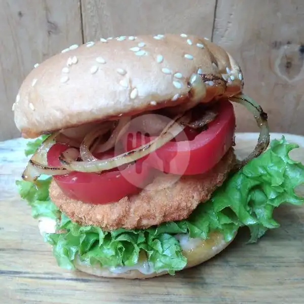 chicken burger | Kabitha Food, Surapati