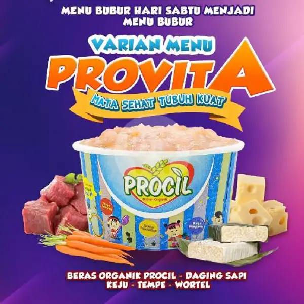 Bubur Halus Daging Cheese Reguler | Bubur Bayi Organic Procil Jl.Batoe/H.Lele