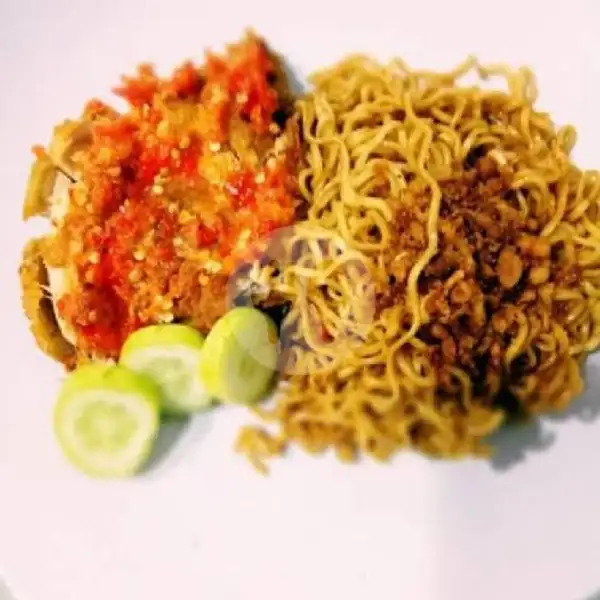 Indomie Goreng+ Ayam Geprek Crispy Geprek Kabayan | Ayam Geprek dan Bakar Sambel Khas Kabayan, Ngesthi Manunggal