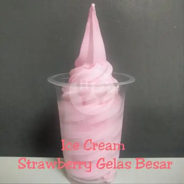 Gelas Besar Strawberry | Ice Cream 884, Karawaci