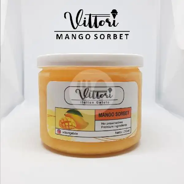 Ice Cream Es Krim Gelato Vittori - Mango Sorbet | Vittori Gelato