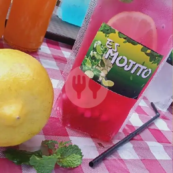 Es Mojito Strawberry | Es Mojito Infus Water Pasar Minggu Gajayana, Blimbing