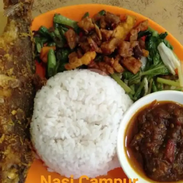 Nasi Campur Bandeng Presto | Warung Kediri Bu Feni, Tg Pantun