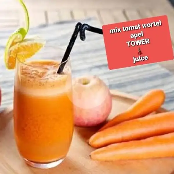 Juice Mix 3 (wortel, Tomat, Apel) 16 Oz | Tower Juice