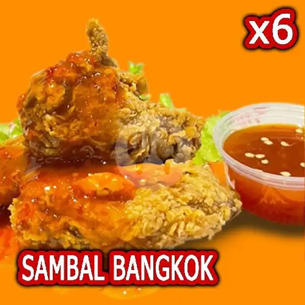Sambal Bangkok x6 | Wings Street Kukusan ala Chef Rama