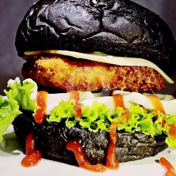 Beef Burger Black | Kebab Turki Babarafi Limbangan, Bendungan