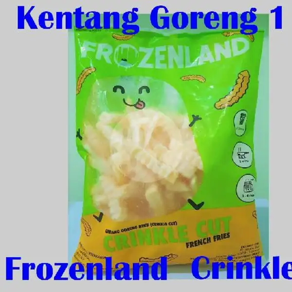 Kentang Goreng Crinckle Cut 1 Kg Frozenland | Nopi Frozen Food