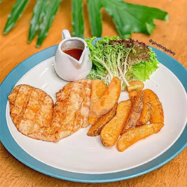 Grilled Chicken Steak | Jardin Cafe, Cimanuk