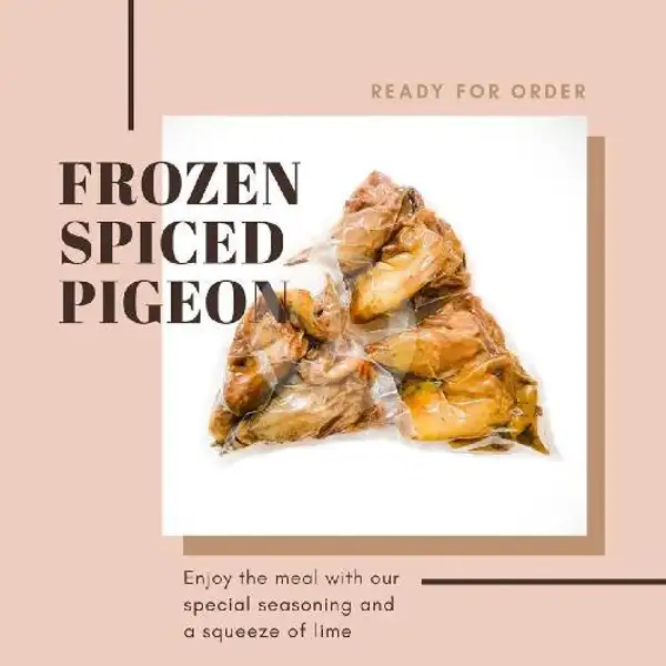 Burung Dara Frozen Vacum ( 1pack Isi 2 ekor ) | Ayam Goreng & Burung Dara, Pahlawan