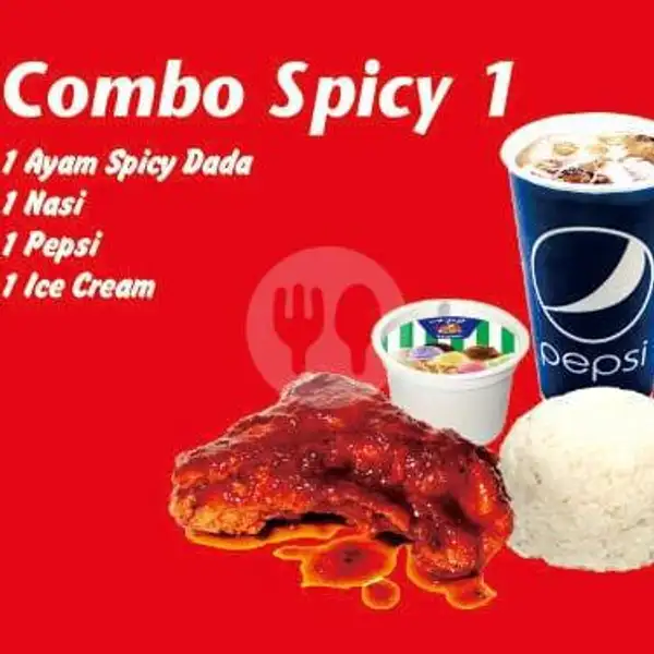Combo Spicy 1 | Ayam Penyet Jakarta, Dr Mansyur