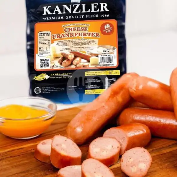 Kanzler Cheese Frankfurter | White Soil Frozen Food, Gamping