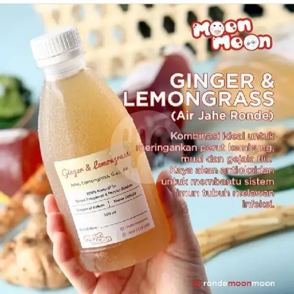 Ginger dan Lemon Grass (350 ml) | Ronde Dan Angsle Moon Moon, Dharmawangsa