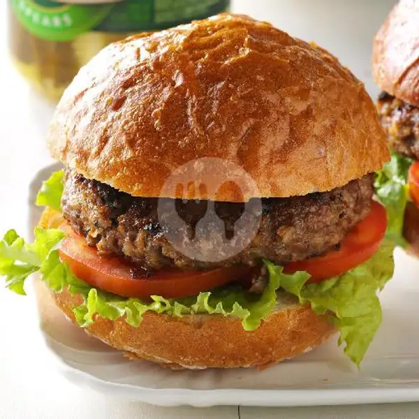 Burger Beef Patty | King Kebab, Air Putih