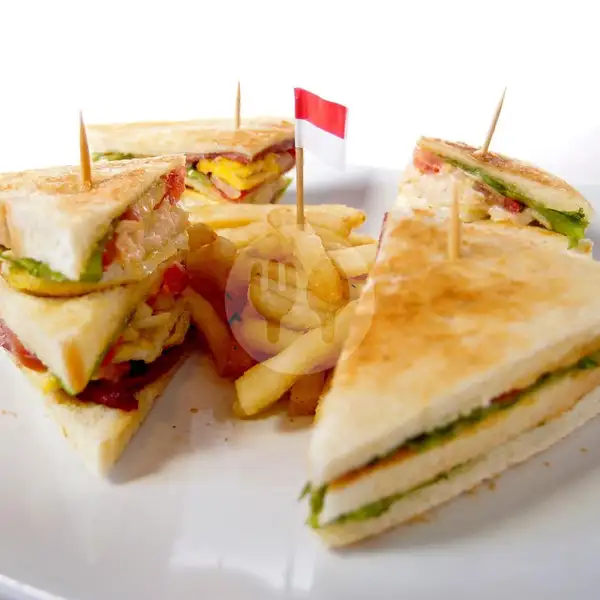Club Sandwich | Kopi Oey, Sabang Agus Salim