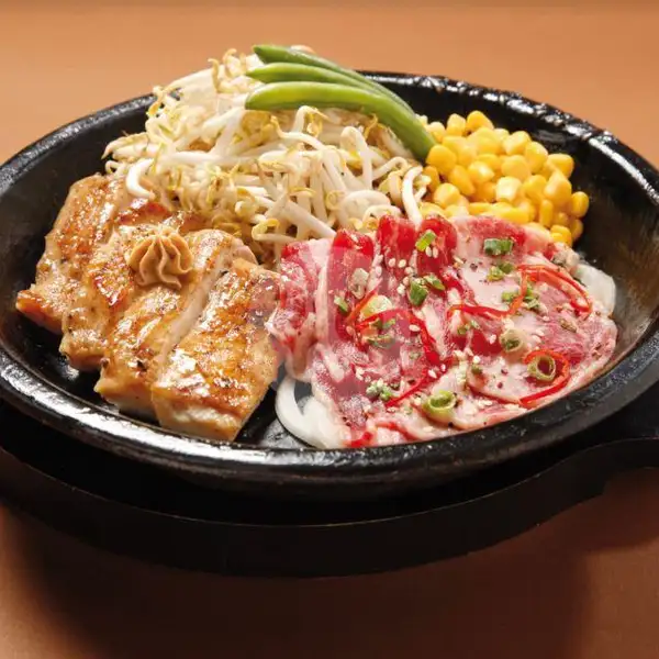 BBQ Premium Beef & Chicken Steak (TA) | Pepper Lunch, Ska Pekanbaru