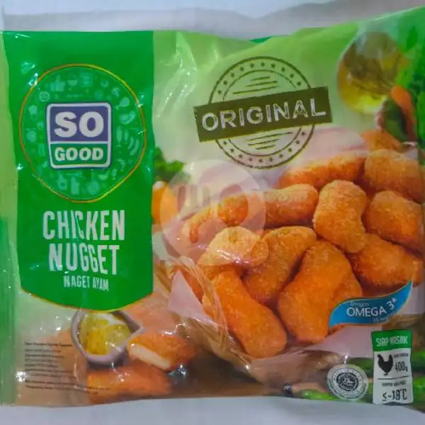 So Good Chicken Nugget Original 400 Gram | Happy Tummy Frozen Food