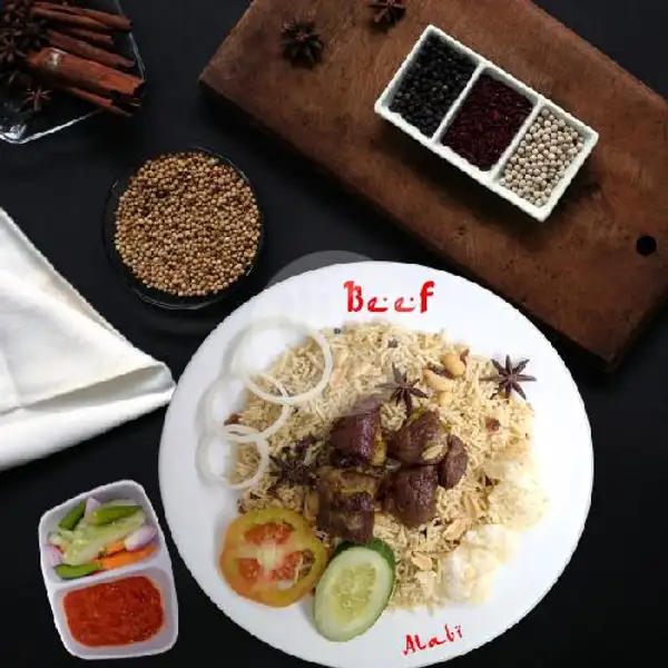 Nasi Kebuli Sapi Basmati Alabi | Alabi Super Juice, Beji