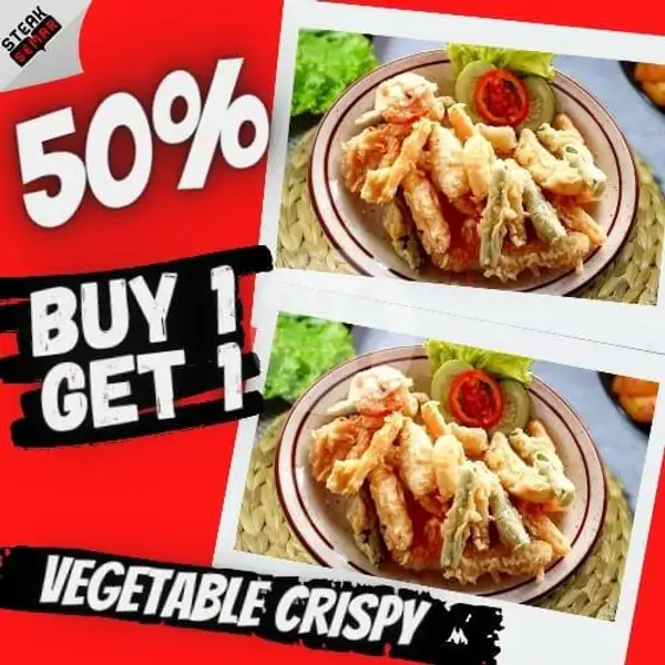 Buy 1 Get 1 - Vegetable Crispy | Steak Semar, Melong