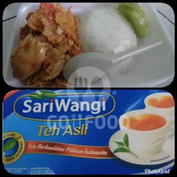 Paket Mie Ayam Geprek + sariwangi | Sambal Ijo D'saif, Cihideung