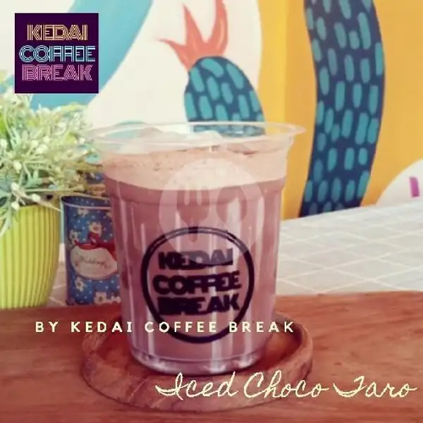 Iced Choco Taro | Kedai Coffee Break, Curug