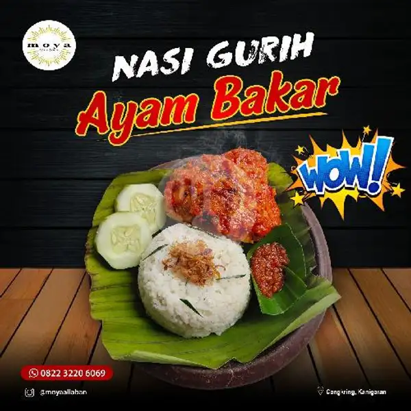 Nasi Gurih Ayam Bakar | Moya Allaban, Kanigaran Cangkring