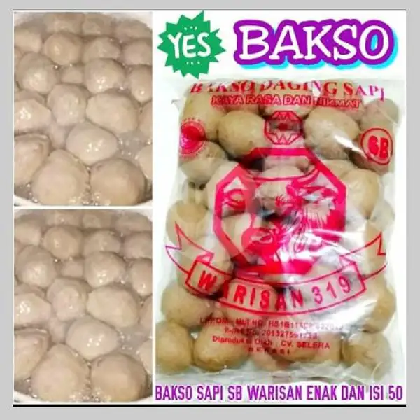 Bakso Warisan Isi 50 Pcs | Nopi Frozen Food