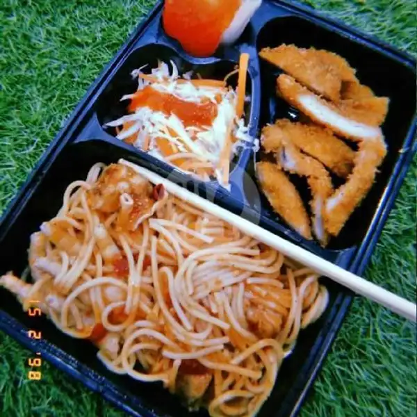 Spaghetti Katsu | Kedai Maknyus, Ngamprah