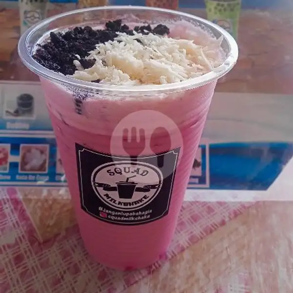Red Vanilla Keju Oreo | SQUAD Milkshake Puri Agung, Sei Beduk