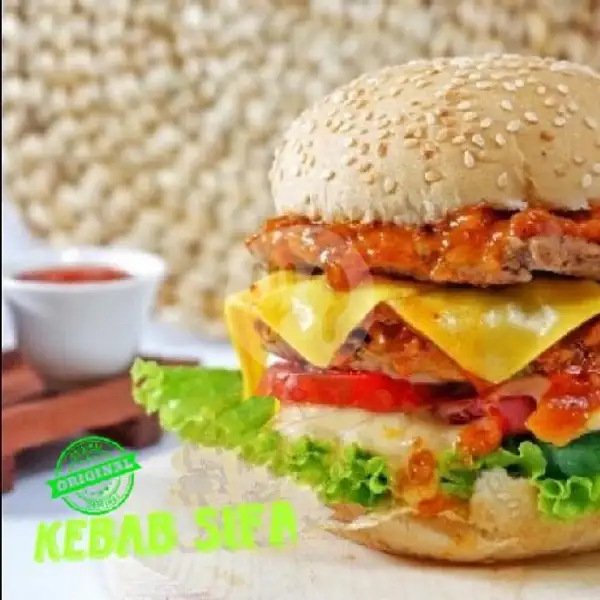 Beef Burger Special Keju | Kebab Sifa, Sawahan